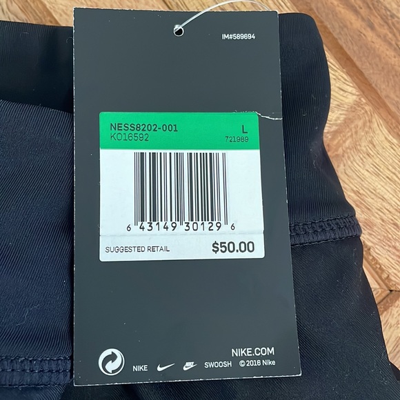 NWT Nike Black Swimshorts Boardshorts Size Large - Picture 4 of 6